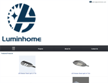 Tablet Screenshot of luminhome.com